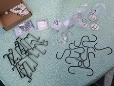 Großes Set Haken, Gardinenaufhängung, Klebehaken, Ösen, etc., Konvolut 