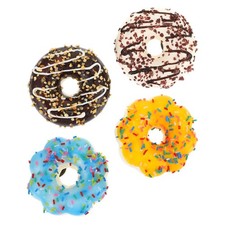  16 Stück dekorative Simulations-Donuts, künstliche Brote, Foto-Requisiten