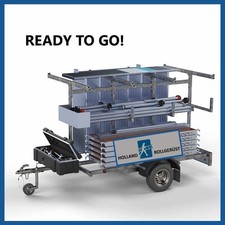 Rollgerüst Fahrgerüst Alu Gerüst 1.35mtr x 2.50mtr x 10.30mtr AH + Anhänger NEU