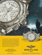Breitling Crosswind Special - Reklame Werbeanzeige Original-Werbung 2003
