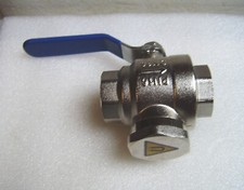 Kugelhahn DN 25  mit Partikelfilter und Magneteinsatz  ,  1"  IG x IG