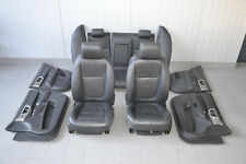 Jaguar XF Leder Sitze Innenausstattung Lederausstattung Schwarz Seats Seat
