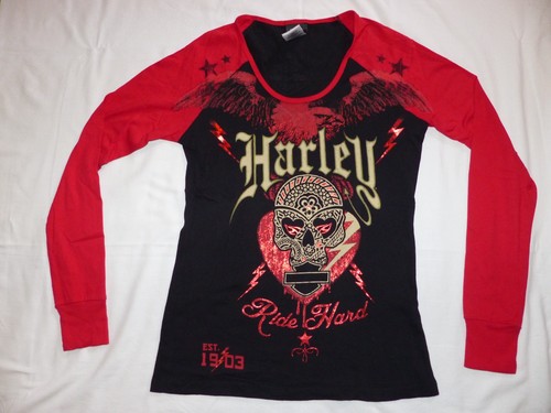 Harley davidson langarm - davidson, shirt