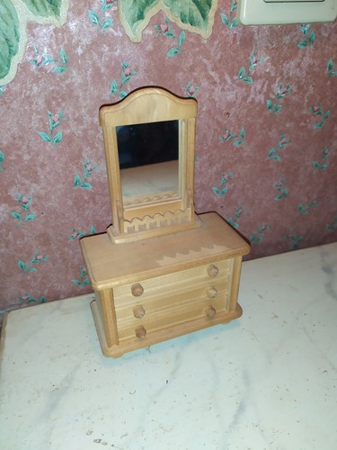 Nostalgie kommode mit spiegel - nostalgie,