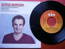 Giorgio Moroder (Featuring Paul Engemann) "Reach out"  7" SINGLE