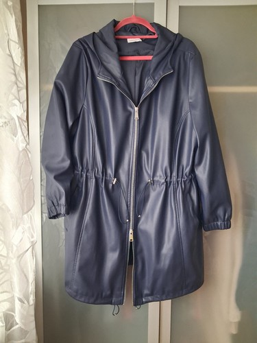 Damen parka lederimitat - damen,