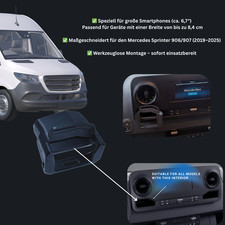 Universal Handy-Halterung Mercedes Sprinter 907/906 2019-2025