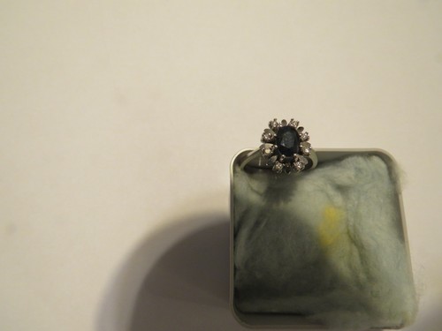 Safir ring mit - 1, &