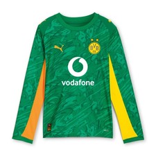 Puma BVB Torwarttrikot grün + Flock  Borussia Dortmund 2025/26 NEU 