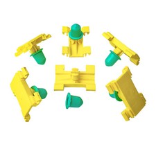 10x Zierleisten Befestigung