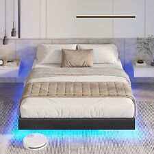 180cmx200cm mit LED, Polsterbett Doppelbett, 1,60x2,00m Bett mit LED Beleuchtung