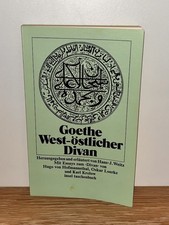 Goethe West-östlicher Divan /