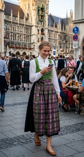 Karljäger dirndl kleid - k,