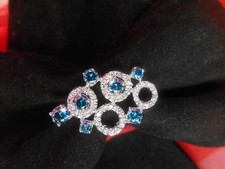 1,25 ct Blauer SI Diamant Ring