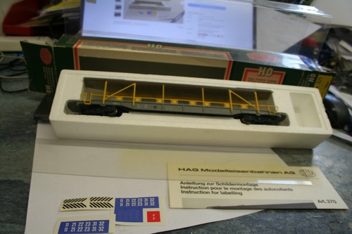 Hag 371 autoverladewagen - h0,