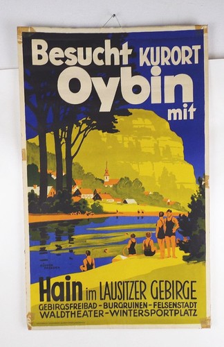 Reklame plakat oybin zittauer - plakat,