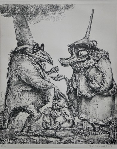 Paul weber lithographie - paul,