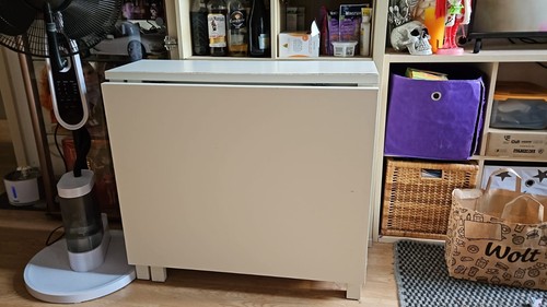 Weißer klapptisch - weißer,