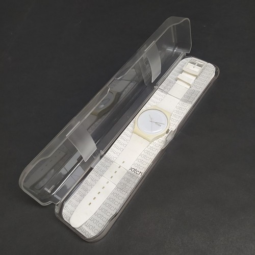 Swatch white rebel armbanduhr - swatch,