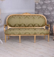 Königliches Sofa Barock Sitzbank Salonsofa Antik Stil Couch