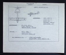 Original WWII Fieseler Fi 156 Storcherkennungszeichnung - Bundeswehr
