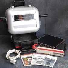 Krups 2002 Grill System Rotary Compact Kontaktgrill Ceranfeld Casserole Vintage