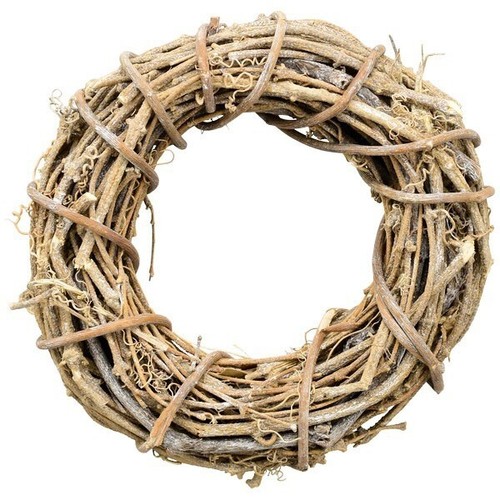 Rattankranz natur ø23cm h7cm - rattankranz,