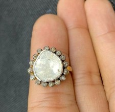 Rose Cut Polki Pave Diamant
