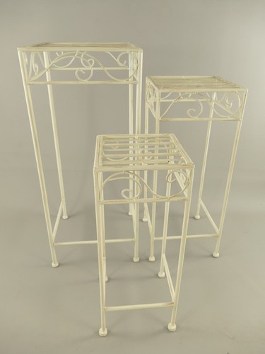 Metalltisch 3er set - metalltisch,