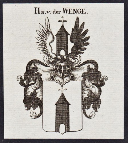 Wenge wappen coat arms adel - of,
