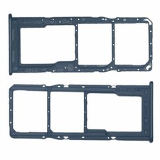 Dual SIM + Micro SD Karten Halter Adapter Samsung Galaxy A13 GH98-47323A Schwarz