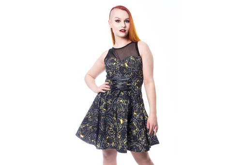 Illusion moon fox dress - illusion,