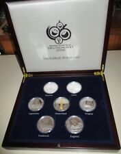 7 Silber-Gedenkmünzen mit