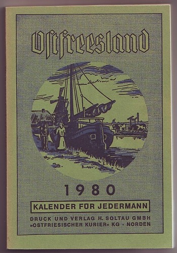 Ostfriesland kalender 1980 - kalender,