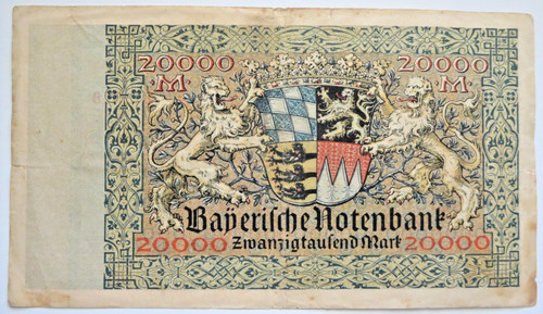 000 mark bayerische - 20.000,
