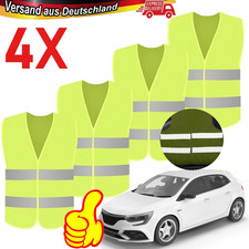 4 X Warnwesten Warnweste KFZ