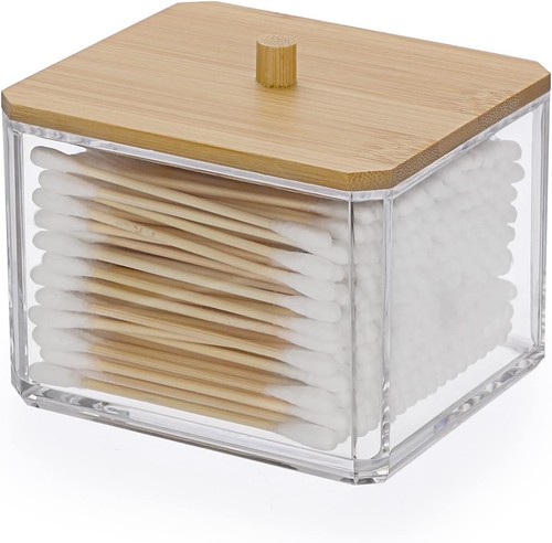 Wattestäbchen box acryl - box,