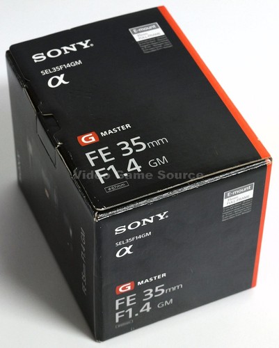 Sony 35mm gm e mount - 35mm, f1.4