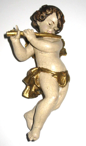 Holzfigur geschnitzt engel - holzfigur,