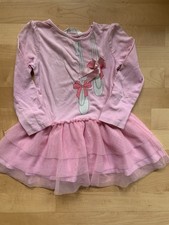 ? ? H&M Süßes Kleid Gr 86 92 Rosa Tüll Ballerina Langarm Schleife ? ? 