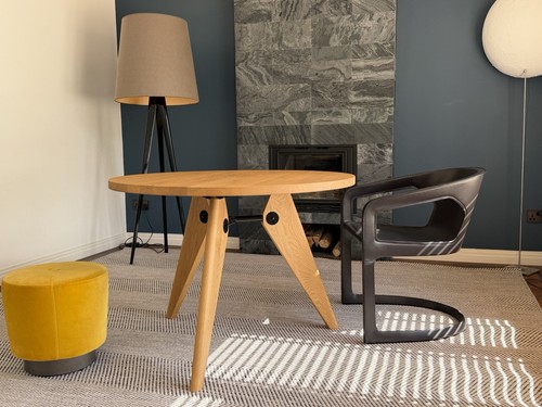 Vitra guéridon jean prouvé - guéridon,
