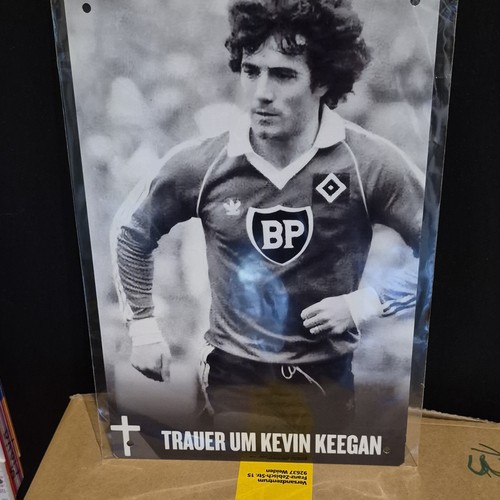Blechschild kevin keegan - keegan, bp