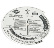 AGFA DIN Belichtungsrechner