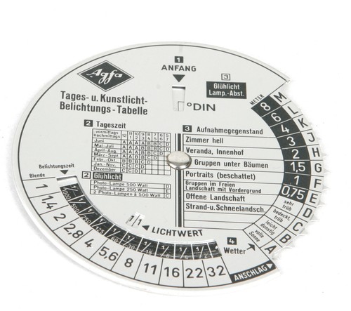 Agfa din belichtungsrechner - agfa,