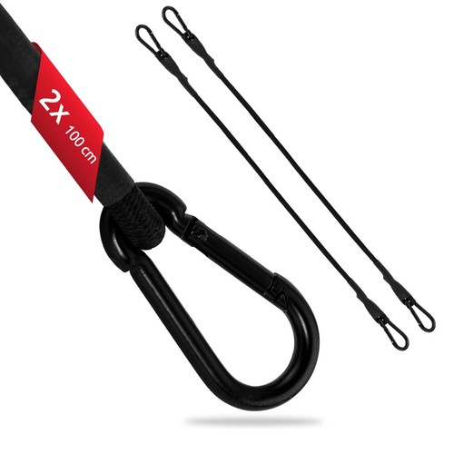 Spanngummi mit karabiner - 2x,