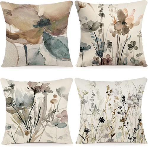 Blumen kissenbezug 50x50 - kissenbezug,