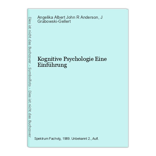 Kognitive psychologie eine - kognitive,