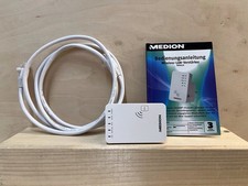 Medion MD87070 Wireless LAN Verstärker, WLAN WiFi Repeater, Internet Netzwerk