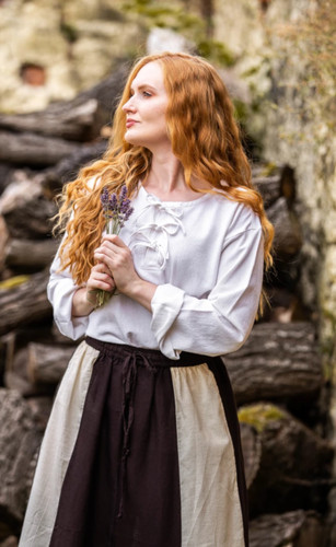 Larp mittelalter langarmbluse - larp,