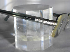 PRADA, HR-Brillengestell, Kunststoff/Metall, Grau/Silber, Swarovskis, LOGO, TOP!